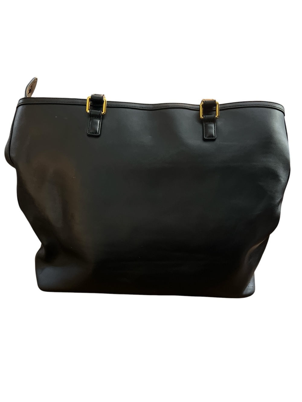 Love Moschino Black Quilted Tote with Gold Stud Accents - Picture 3 of 3